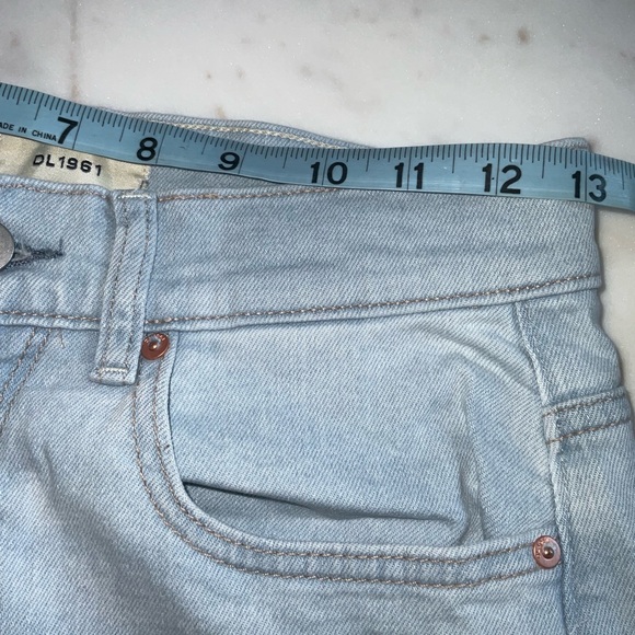 DL1961 Hepburn Sky Blue Flare Jeans - Picture 8 of 9